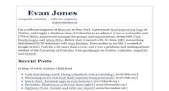 Desktop Screenshot of evanjones.ca